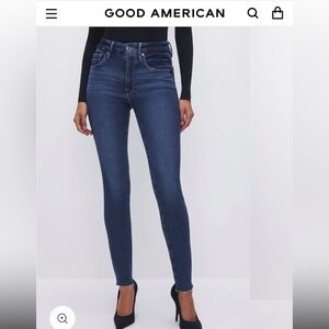 Good American good legs skinny jeans